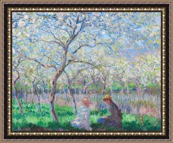 Claude Monet Springtime Framed Print
