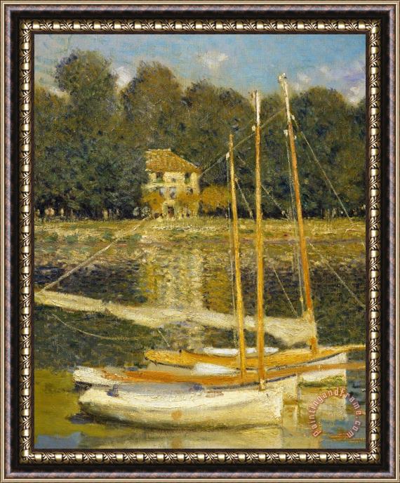 Claude Monet The Bridge At Argenteuil Framed Painting
