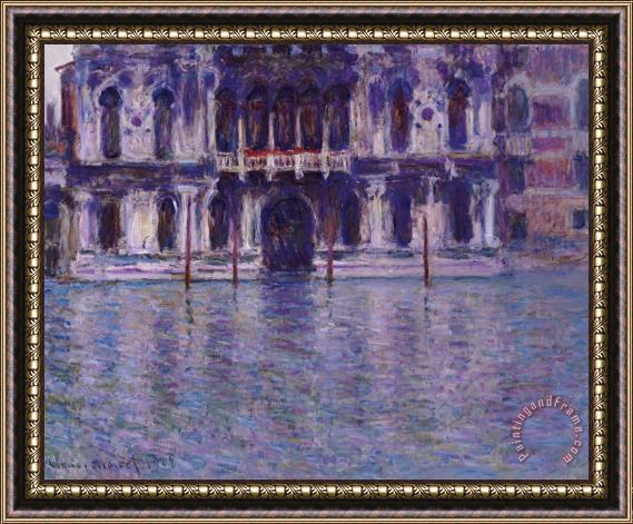 Claude Monet The Contarini Palace Framed Painting