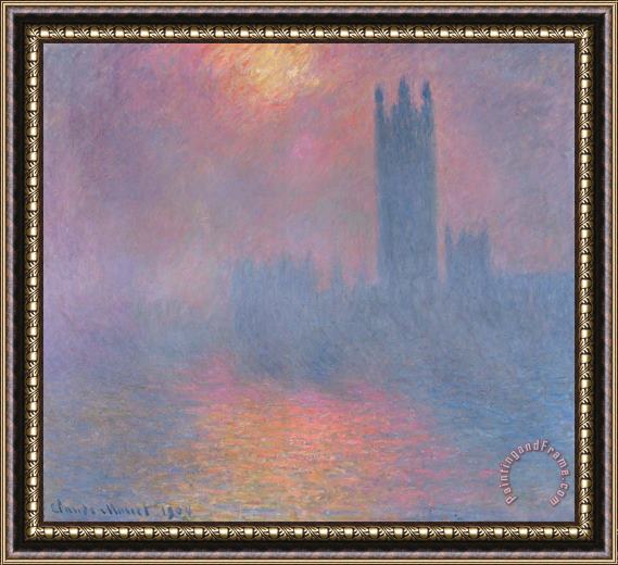 Claude Monet The Houses of Parliament London Framed Print