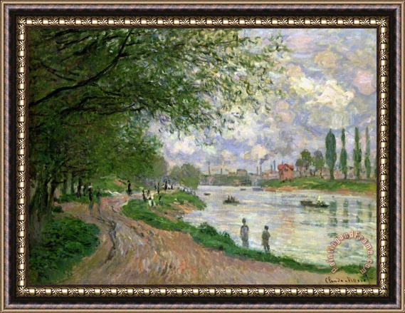 Claude Monet The Island of La Grande Jatte Framed Print