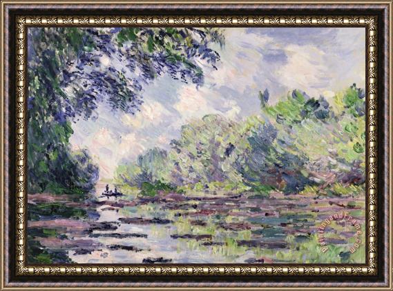 Claude Monet The Seine at Giverny Framed Painting