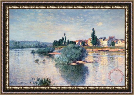 Claude Monet The Seine at Lavacourt Framed Painting
