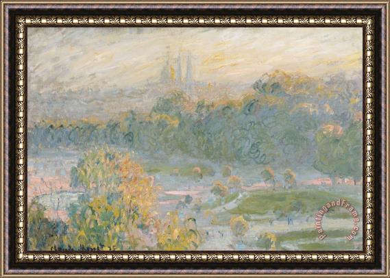 Claude Monet The Tuileries Framed Painting