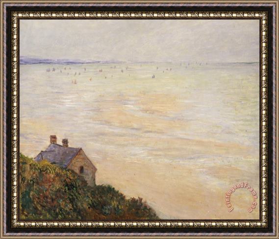 Claude Monet Trouville at Low Tide Framed Painting