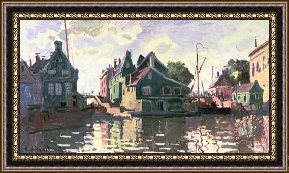 Claude Monet Zaandam Framed Painting