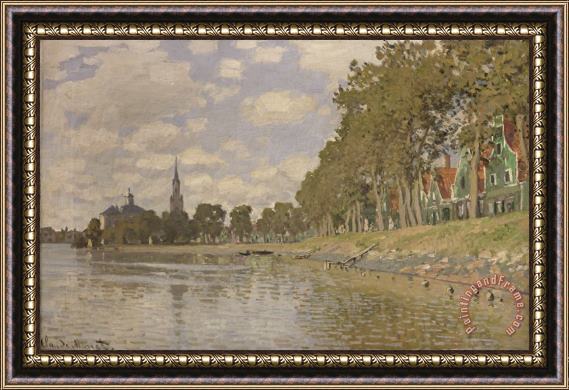 Claude Monet Zaandam Framed Print