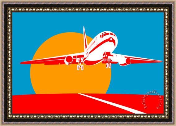 Collection 10 Jumbo Jet Framed Painting