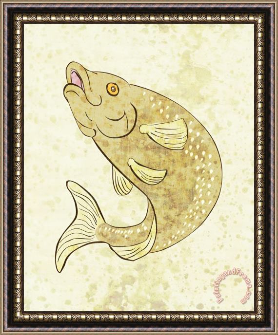 Collection 10 Trout Fish Jumping Framed Print