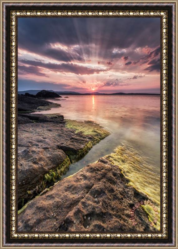 Collection 12 Divine Sunset Framed Painting