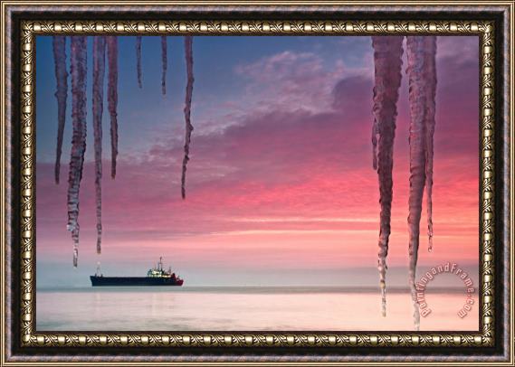 Collection 12 Pendants by the sea Framed Painting