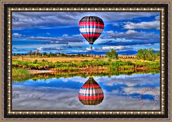 Collection 14 Balloon Reflections Framed Print