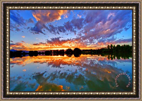 Collection 14 Cloud Reflections Framed Print