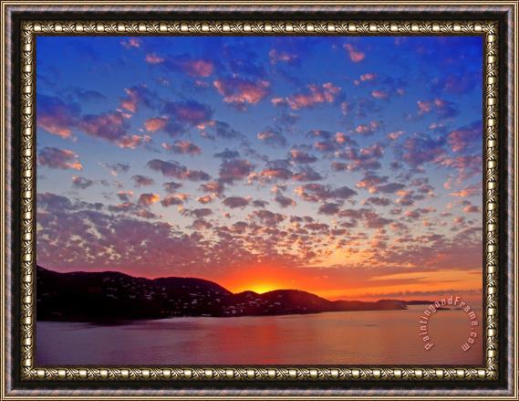 Collection 14 Island Sunrise Framed Painting