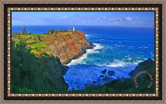 Collection 14 Lighthouse On The Hill Framed Painting
