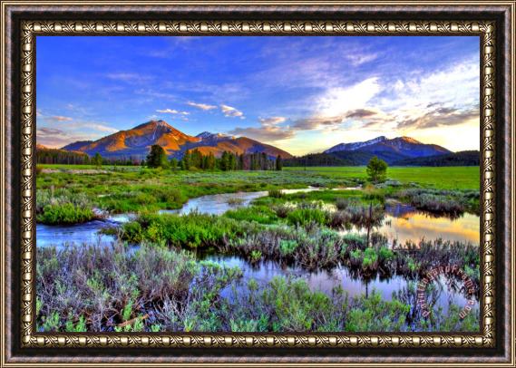 Collection 14 Mountain Eve Framed Print
