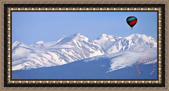 Collection 14 Over The Rockies Framed Print