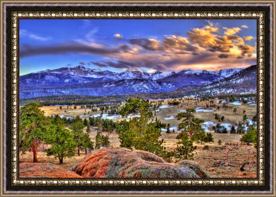 Collection 14 Rocky Mountain Sunset Framed Print