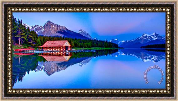 Collection 14 Spiritual Lake Framed Painting