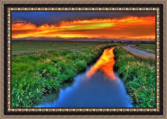 Collection 14 Stream of Light Framed Print