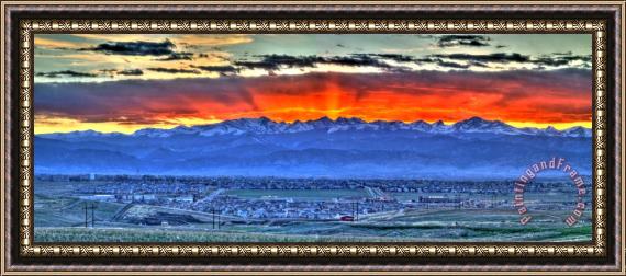 Collection 14 The Great Sunset Framed Print