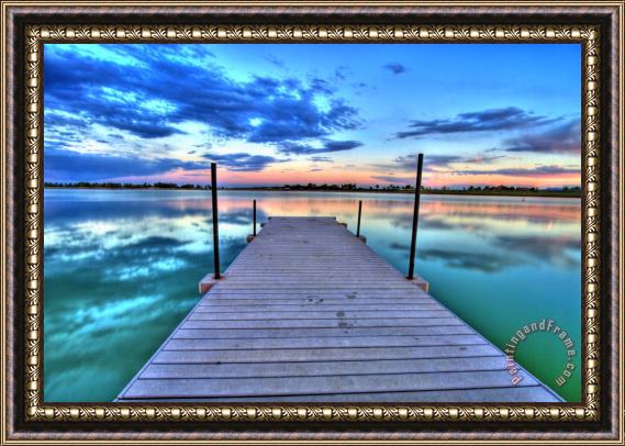 Collection 14 Tranquil Dock Framed Painting