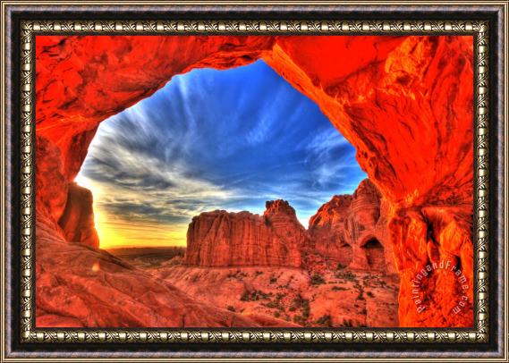 Collection 14 Window Framed Print