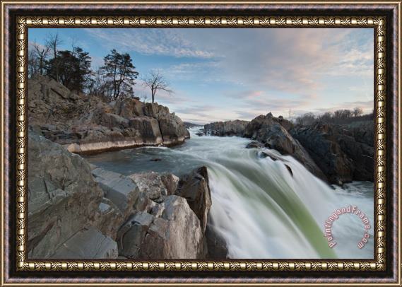 Collection 3 Great Falls on the Potomac River Framed Painting