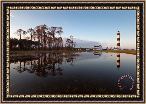 Collection 3 OBX Bodie Island Lighthouse Reflected Framed Print