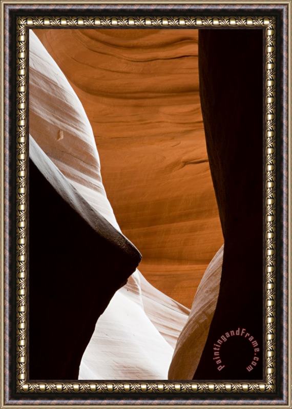 Collection 6 Desert Sandstone Abstract Framed Print