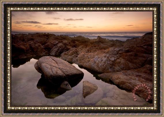 Collection 6 Monterey Sunset Framed Painting