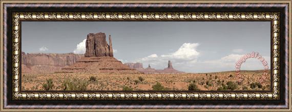 Collection 6 Monument Valley Desert Large Panorama Framed Print