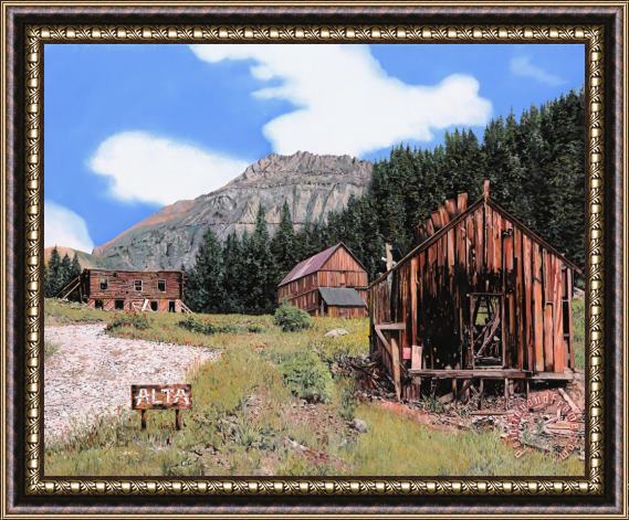 Collection 7 Alta in Colorado Framed Painting