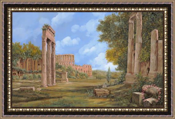 Collection 7 Anfiteatro Romano Framed Painting