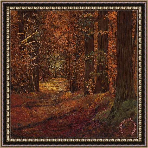 Collection 7 Autunno Nei Boschi Framed Painting
