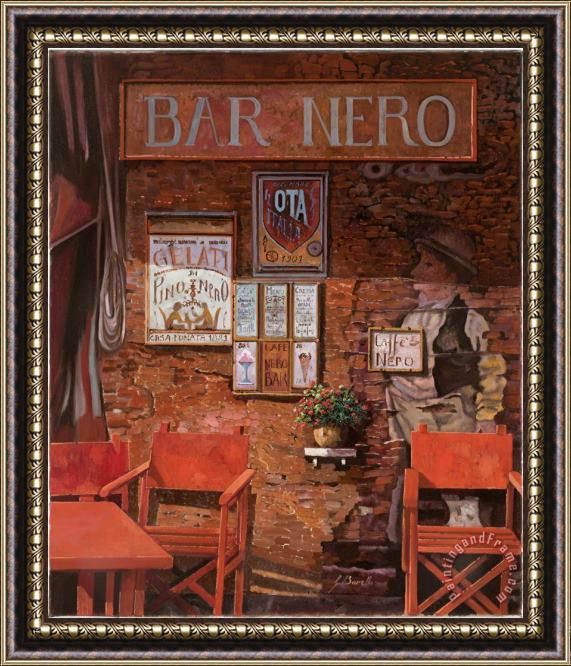 Collection 7 caffe Nero Framed Print