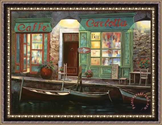 Collection 7 Caffe Framed Print