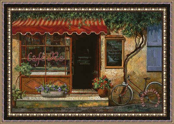 Collection 7 caffe Re Framed Print
