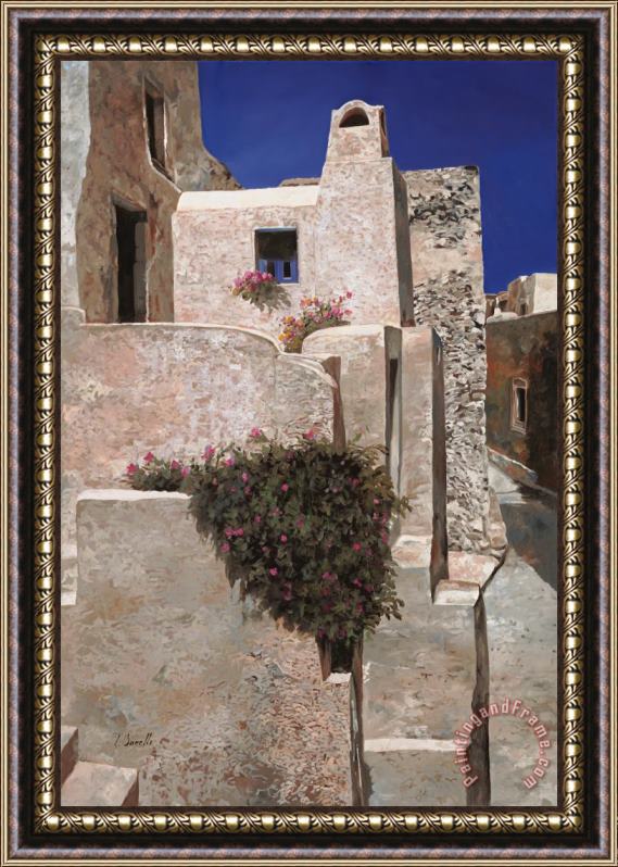 Collection 7 case a Santorini Framed Painting