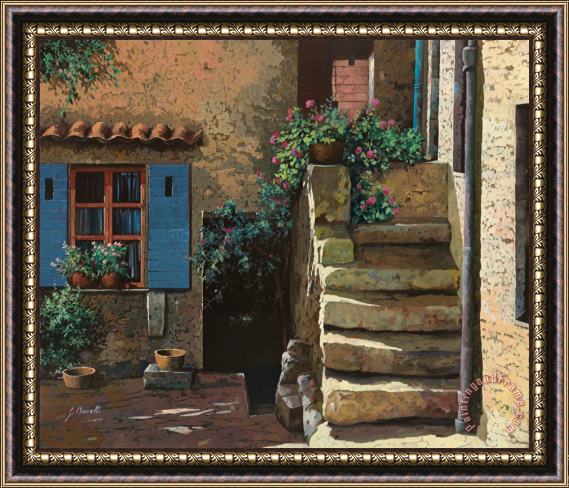 Collection 7 Cortile Interno Framed Print