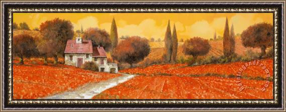 Collection 7 fuoco di Toscana Framed Print