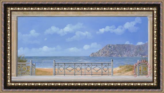 Collection 7 Guardando Il Mare Framed Painting