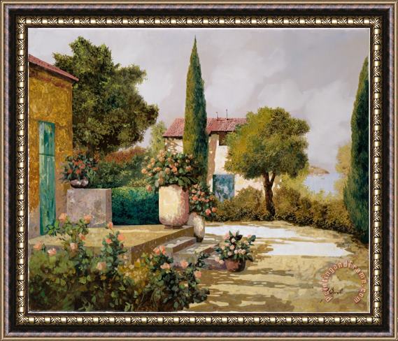 Collection 7 Il Cipresso Framed Painting