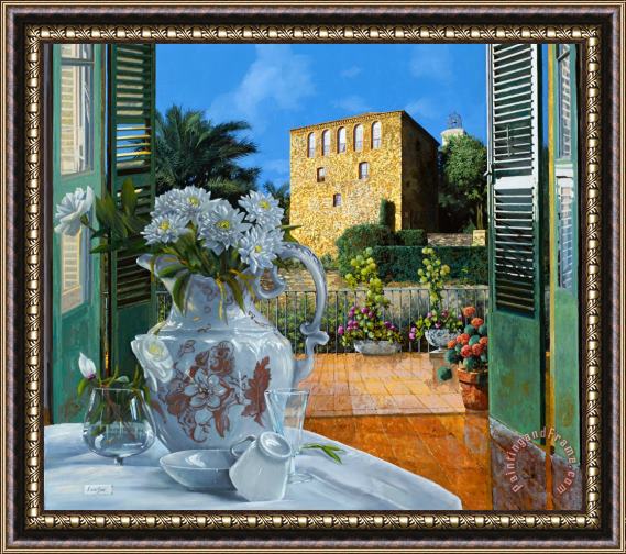 Collection 7 La tour carree in Ste Maxime Framed Print
