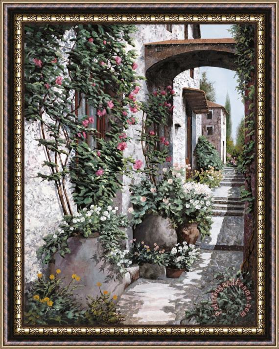 Collection 7 Le Rose Rampicanti Framed Print