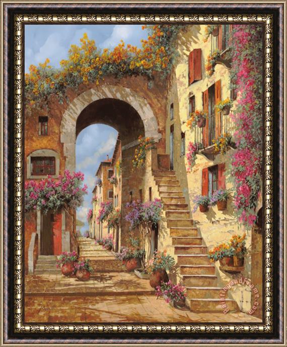 Collection 7 Le Scale E Un Arco Framed Painting