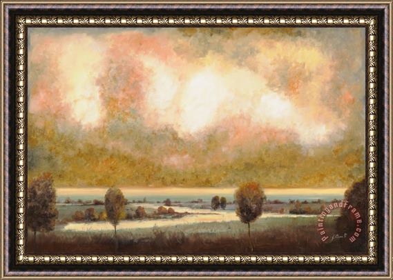 Collection 7 Lo Stagno Sotto Al Cielo Framed Painting