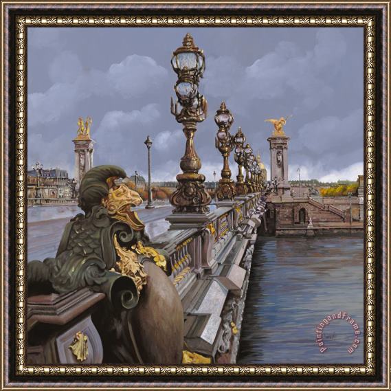 Collection 7 Paris-pont Alexandre III Framed Painting
