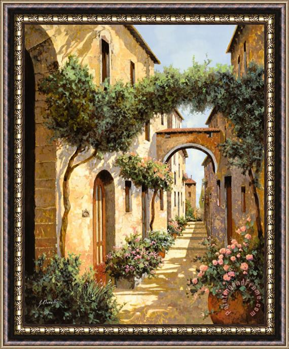 Collection 7 Passando Sotto L'arco Framed Painting