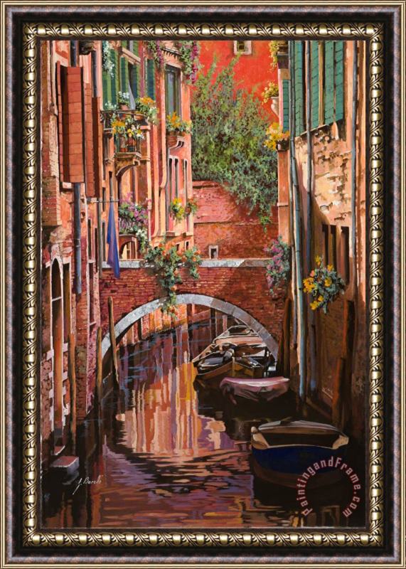 Collection 7 Rosso Veneziano Framed Print